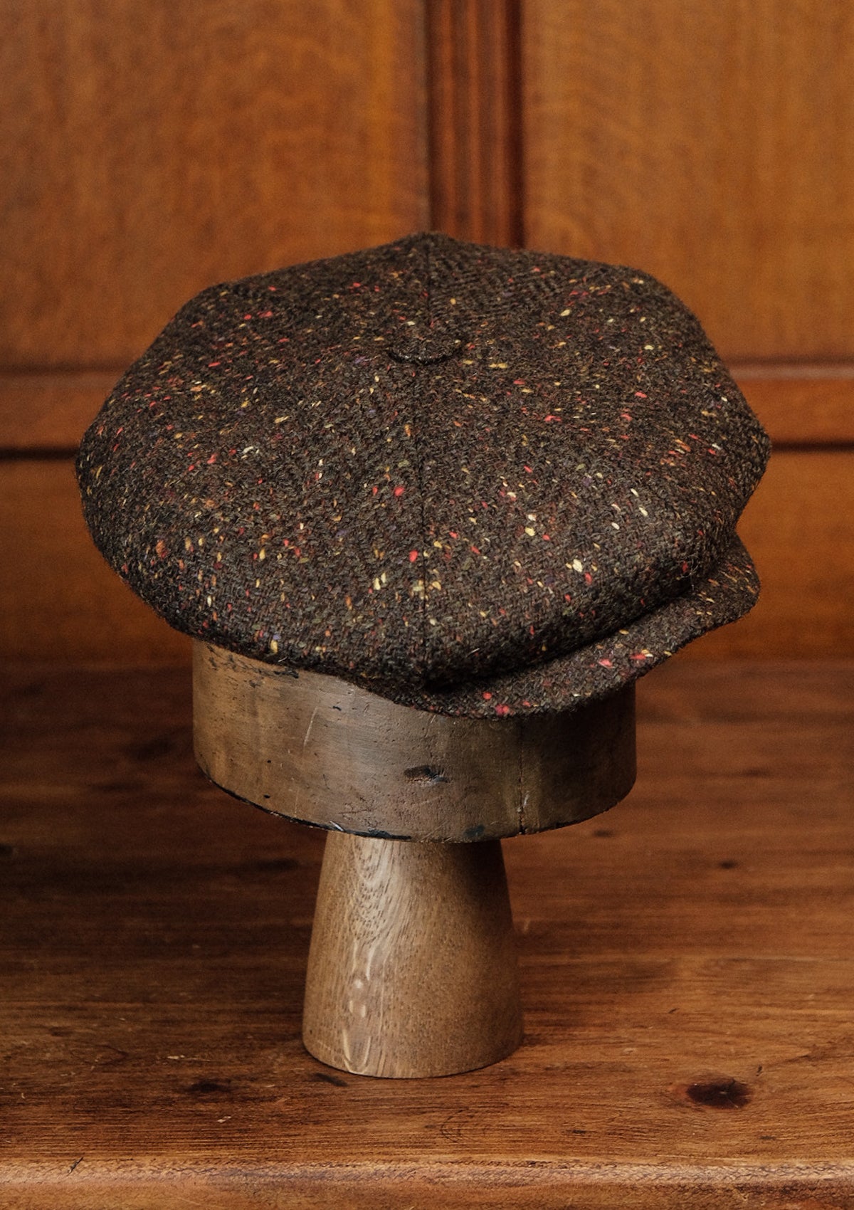 Stanton Baker Boy - (Wide-Width) Green w/ Red Fleck Tweed