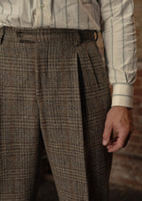 Coleman Harris Tweed Clark Trouser - Highland Mist Check