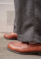 Gene Trouser - Graphite Herringbone