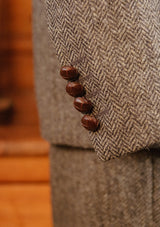 Grayson Jacket - Flint Herringbone