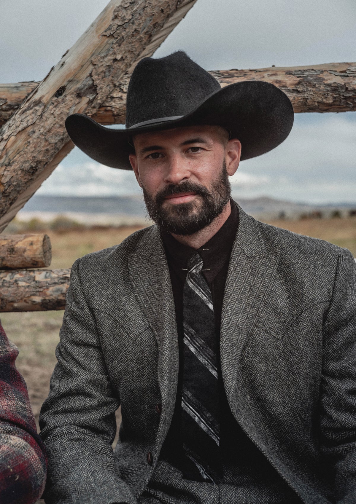 Grayson Jacket - Flint Herringbone