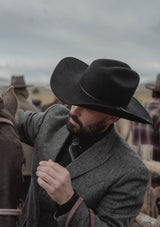 Cattleman Hat - Black Fur Felt