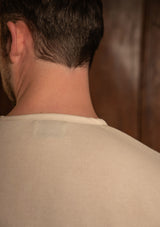 Long Sleeve Henley - Cream