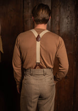 Long Sleeve Henley - Caramel