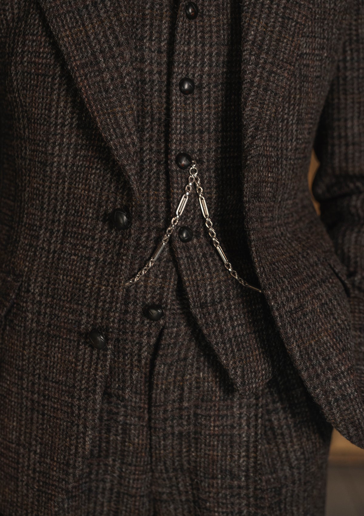 Brockman Harris Tweed Jacket - Dark Cedar