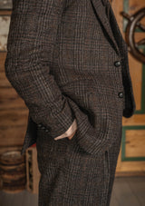 Brockman Harris Tweed Jacket - Dark Cedar