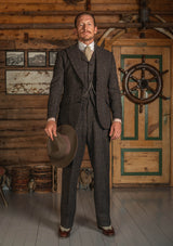 Brockman Harris Tweed Jacket - Dark Cedar