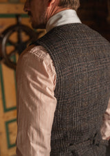 The Brockman Harris Tweed Suit - Dark Cedar