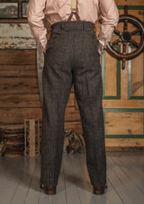 The Brockman Harris Tweed Suit - Dark Cedar