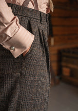 The Brockman Harris Tweed Suit - Dark Cedar