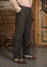 The Brockman Harris Tweed Suit - Dark Cedar
