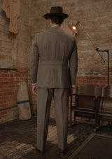 The Rivera 3 Piece Suit - Oatstone Herringbone