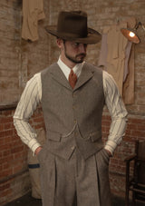 The Rivera 3 Piece Suit - Oatstone Herringbone