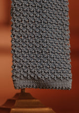 Silk Knitted Tie - Jade Green