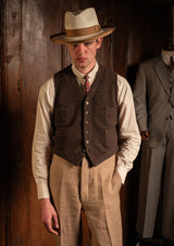 Burford Sleeveless Knitted Vest - Thatchwood