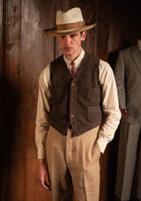 Burford Sleeveless Knitted Vest - Thatchwood