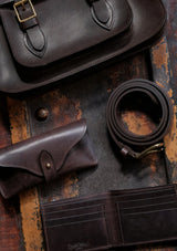 The Regent Saddle Leather Satchel - Dark Brown