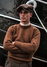 Mawson Lambswool Sweater - Pecan