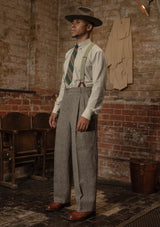 Munro Clark Trouser - Grey Prince of Wales