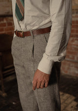 Munro Classic Trouser - Grey Prince of Wales