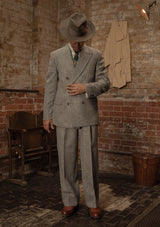 Munro Double Breasted Jacket - Grey Prince of Wales