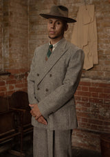 Munro Double Breasted Jacket - Grey Prince of Wales