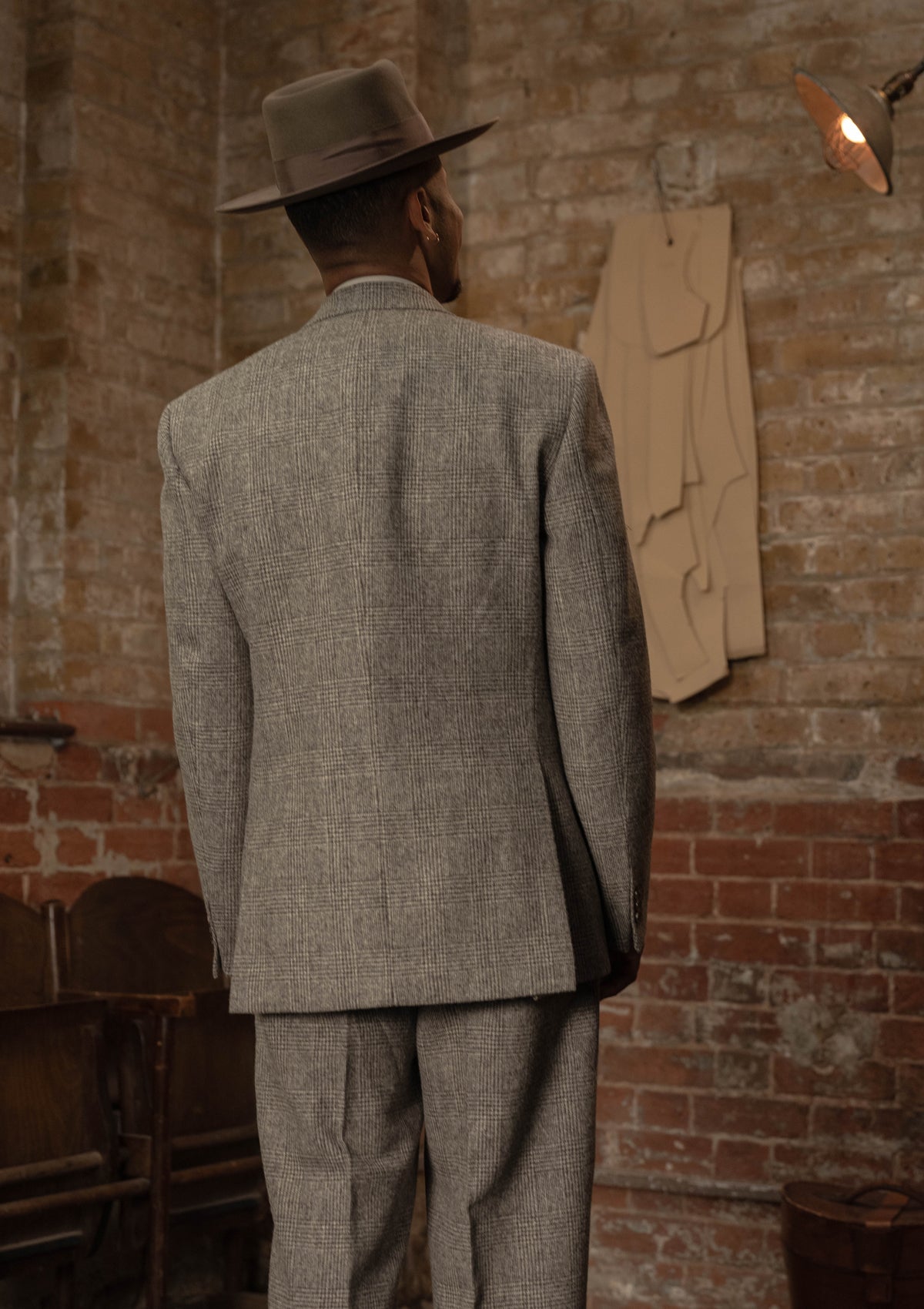 Munro Double Breasted Jacket - Grey Prince of Wales