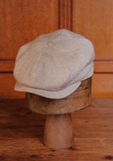 Ridgmount Baker Boy - (Narrow-Width) Thatched Silk Herringbone