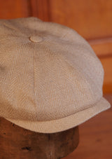 Ridgmount Baker Boy - (Narrow-Width) Thatched Silk Herringbone