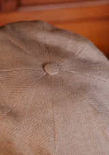 Ridgmount Baker Boy - (Narrow-Width) Thatched Silk Herringbone