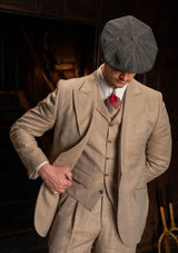 The Brockman Suit - Oatfield Herringbone