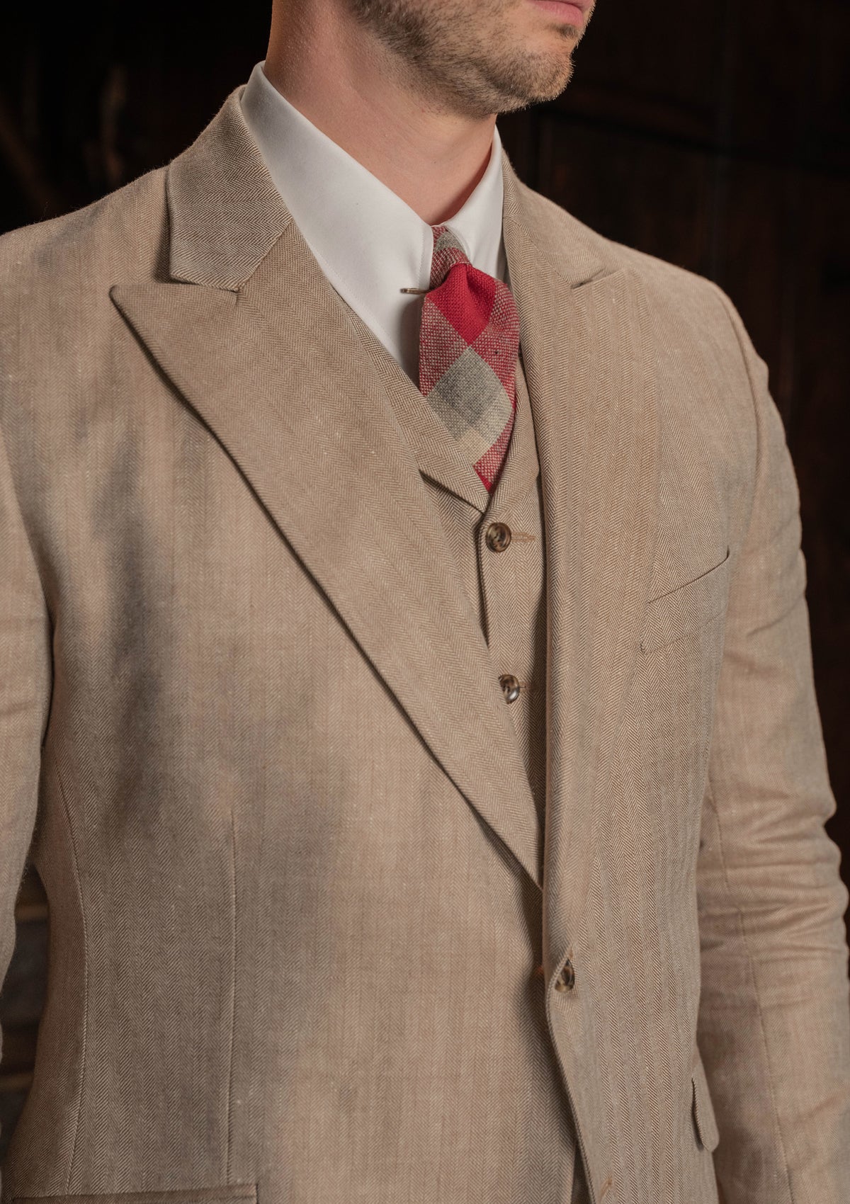 Brockman Jacket - Oatfield Herringbone
