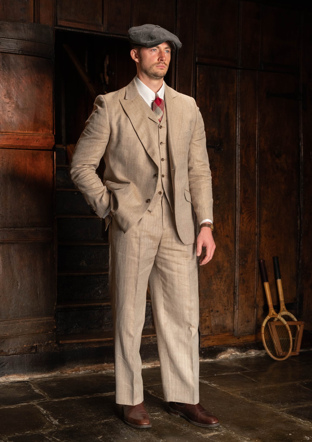 Brockman Jacket - Oatfield Herringbone