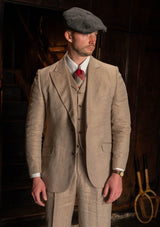 The Brockman Suit - Oatfield Herringbone