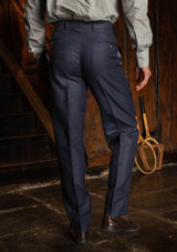 The Brockman Suit - Navy Herringbone