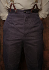 Mariner Fishtail Trousers - Iron Navy
