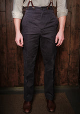Mariner Fishtail Trousers - Iron Navy