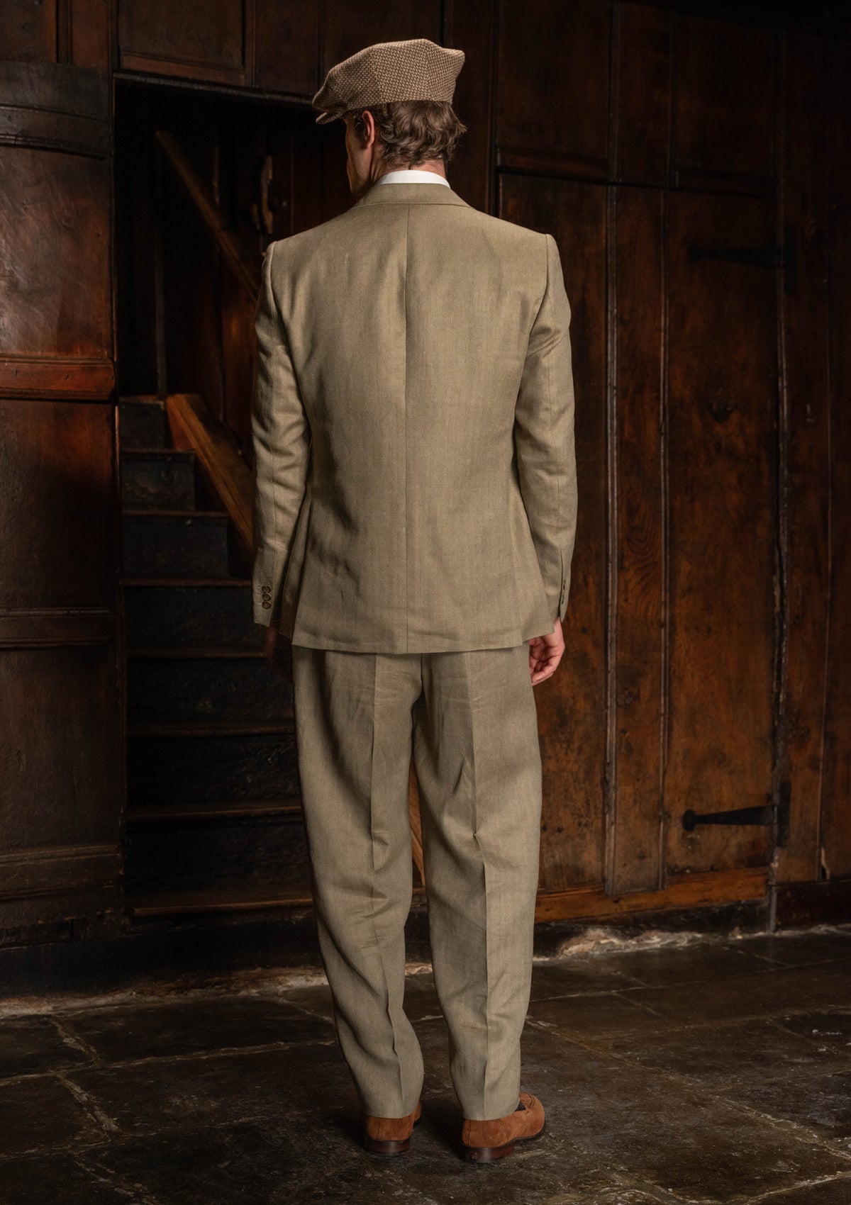 Coleman Jacket - Sage Herringbone