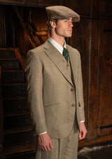 The Coleman Suit - Sage Herringbone