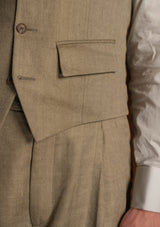 The Coleman Suit - Sage Herringbone