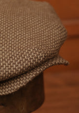Regency 50 Pence Flat Cap - Acorn Mosaic Check Cashmere & Wool Blend