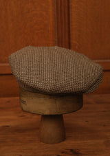 Regency 50 Pence Flat Cap - Acorn Mosaic Check Cashmere & Wool Blend