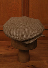 Regency 50 Pence Flat Cap - Acorn Mosaic Check Cashmere & Wool Blend