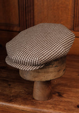 Regency 50 Pence Cap - Houndstooth Cashmere Silk Blend