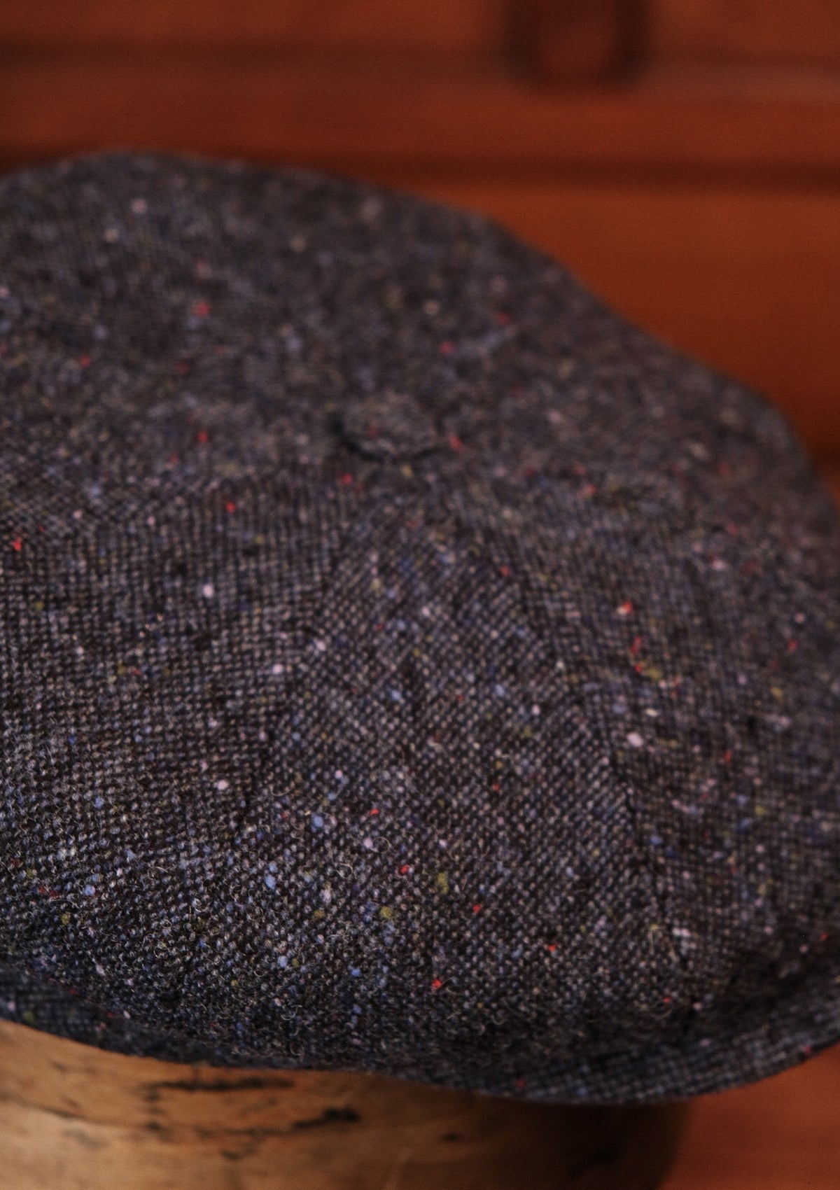 Ridgmount Baker Boy - (Narrow-Width) Navy Donegal Tweed