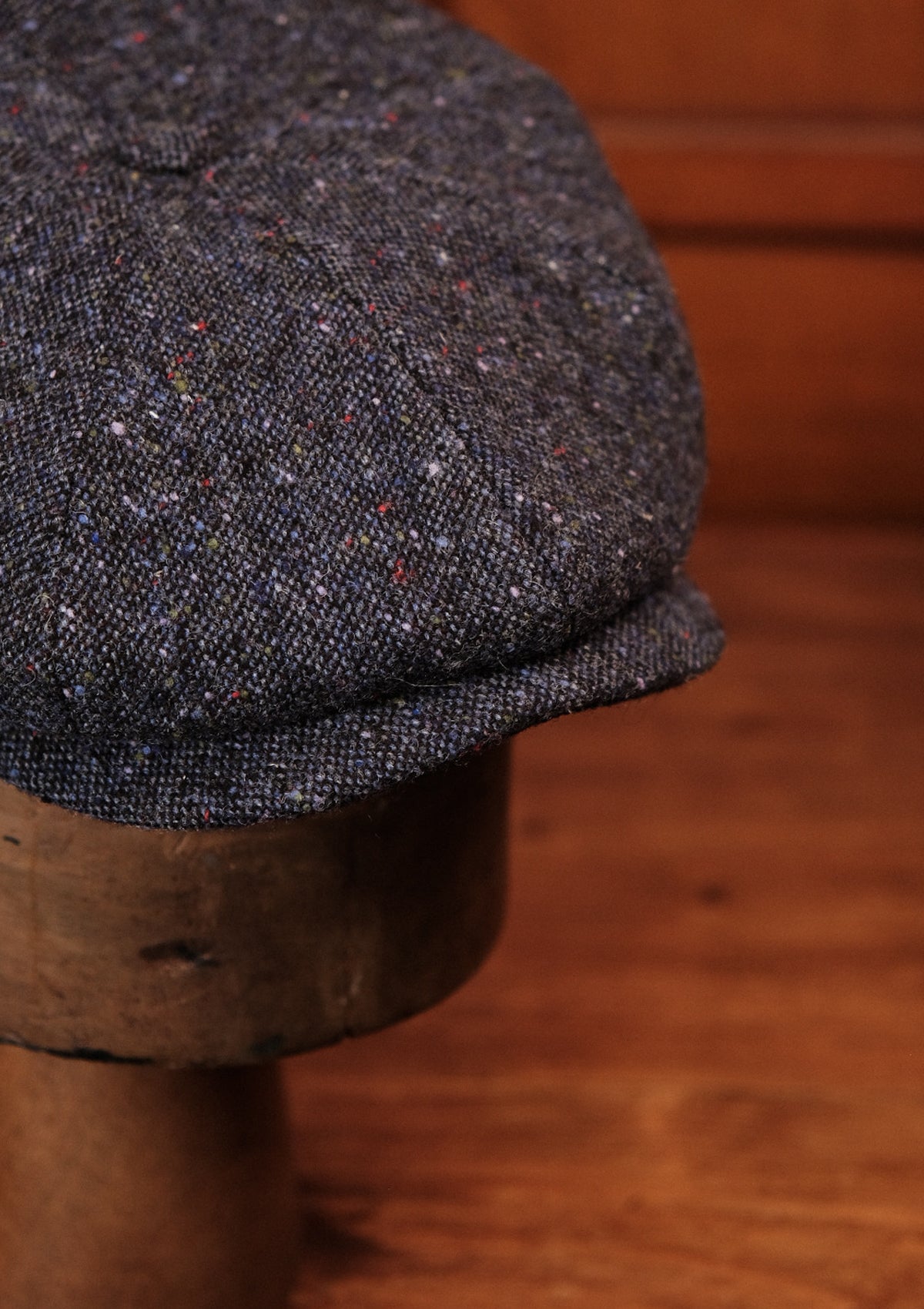 Ridgmount Baker Boy - (Narrow-Width) Navy Donegal Tweed
