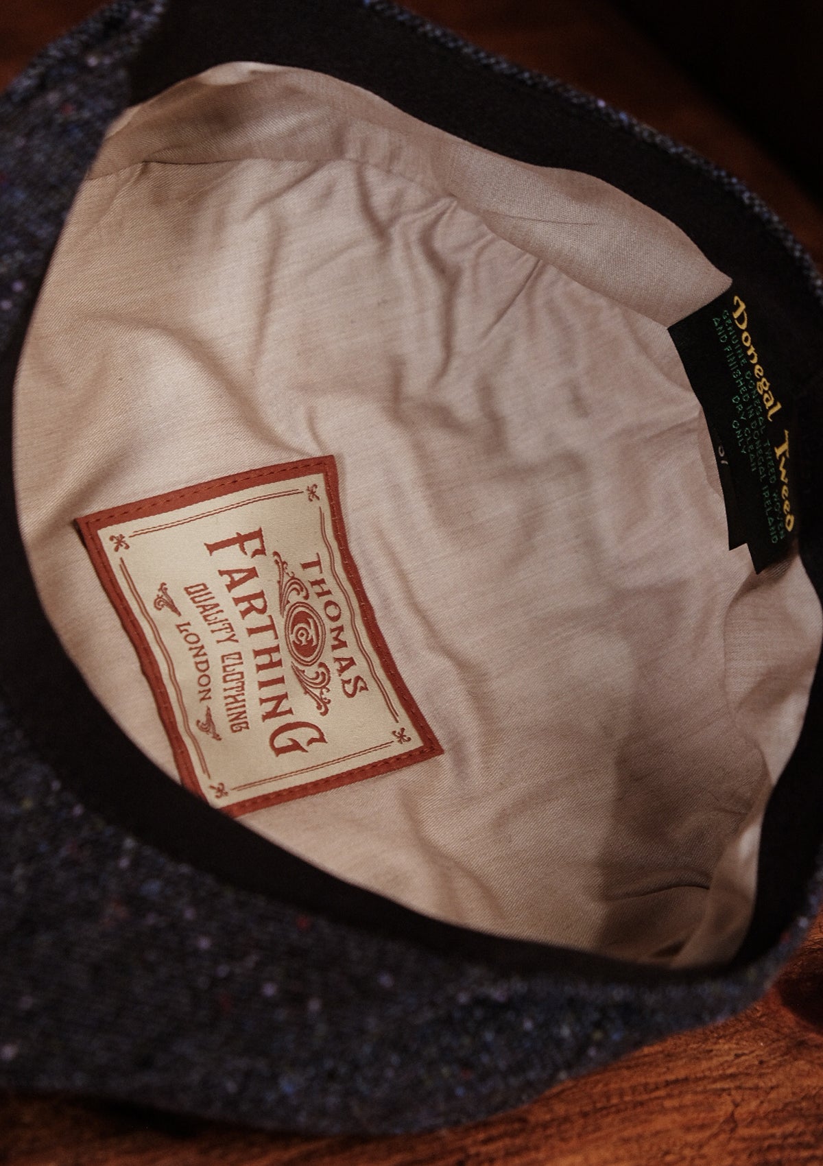 Ridgmount Baker Boy - (Narrow-Width) Navy Donegal Tweed