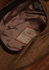 Ridgmount Baker Boy (Narrow-Width) Dark Sand Herringbone