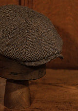 Ridgmount Baker Boy (Narrow-Width) Oak Herringbone