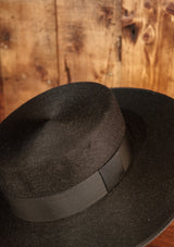 Sevillian Wide Brim Riding Hat - Black